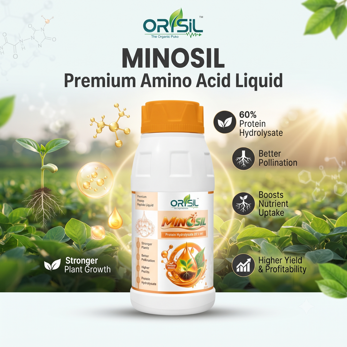 Annadata Orisil Minosil Amino Peptide Liquid 60% N 10%