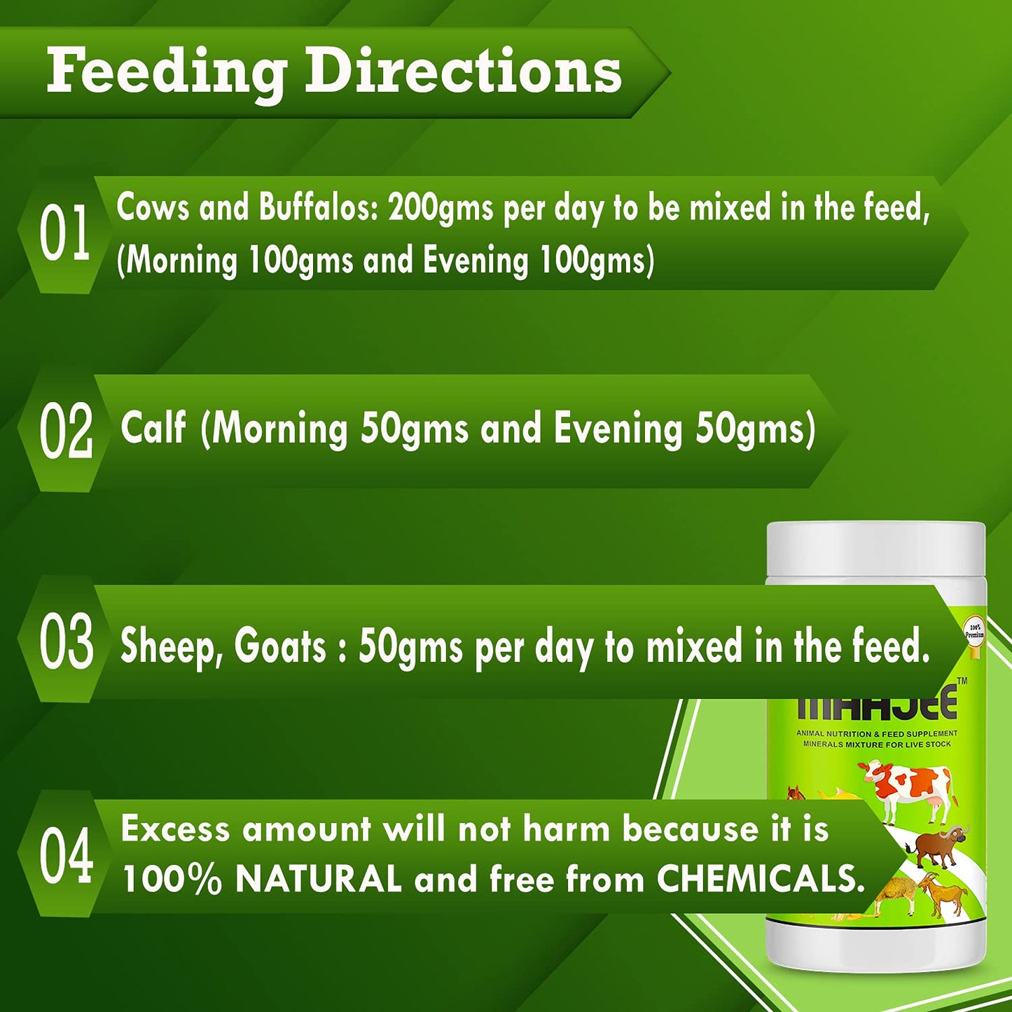 Maajee Animal Minerals Mixture