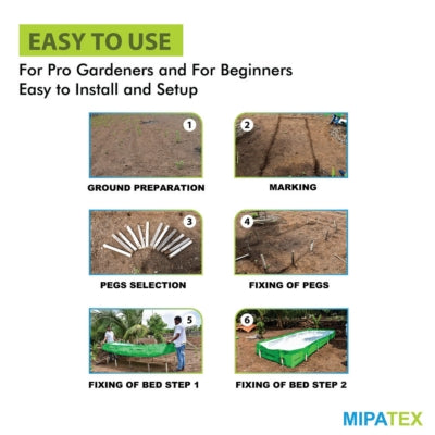 Mipatex Azolla Cultivation Bed 450 GSM (Green)
