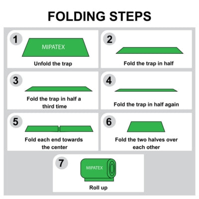 Mipatex Tarpaulin / Tirpal 24 Feet x 12 Feet 150 GSM (Green/White)