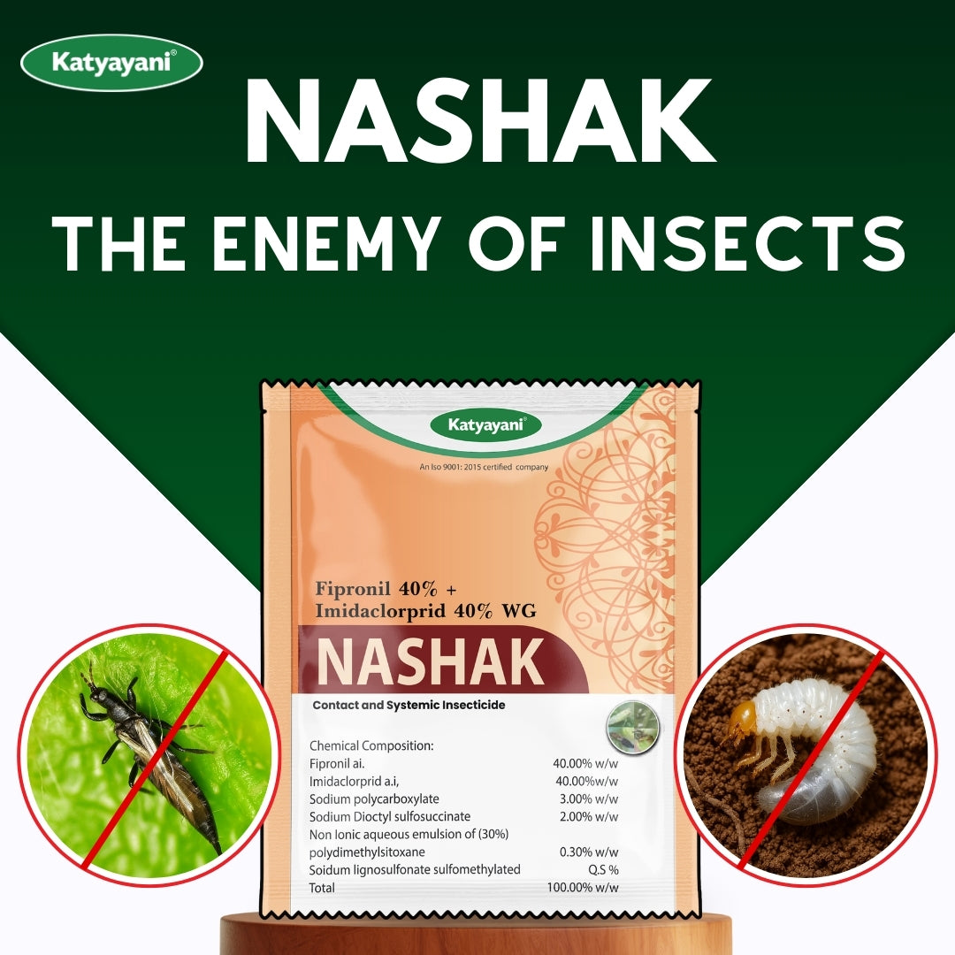 Katyayani Nashak - Fipronil 40% + Imidacloprid 40% WG 40 grams