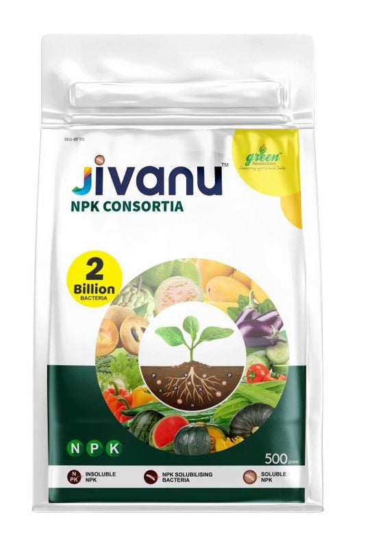 Green Revolution Jivanu NPK Consortia (Bacteria) - 500 Grams