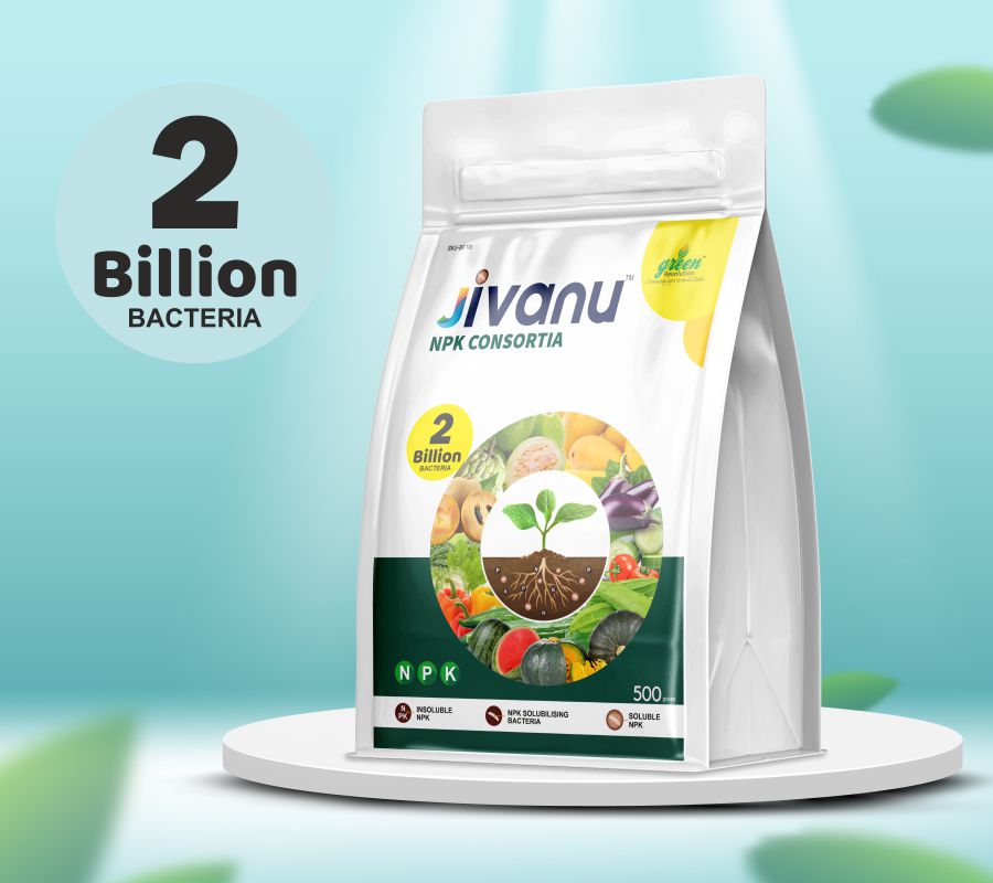 Green Revolution Jivanu NPK Consortia (Bacteria) - 500 Grams