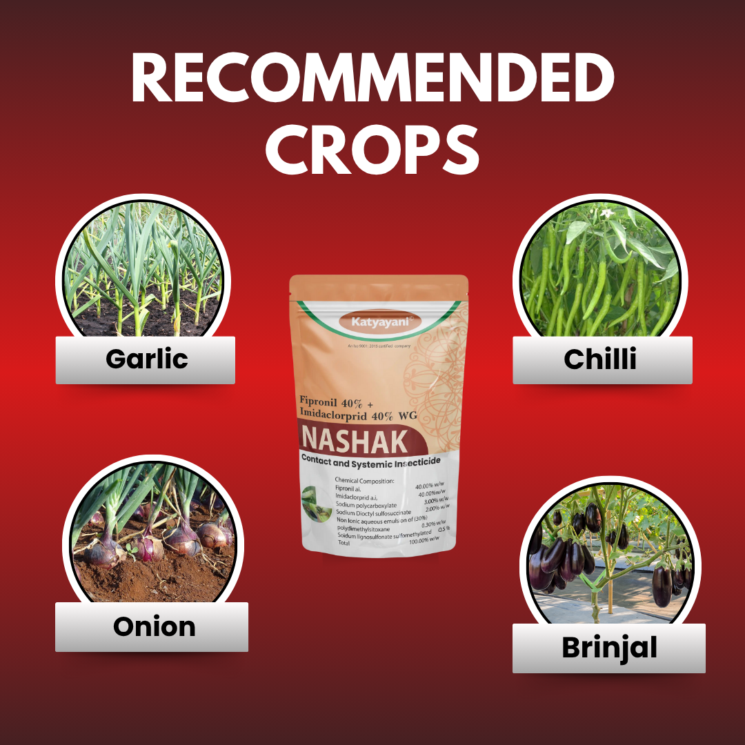 Katyayani Nashak - Fipronil 40% + Imidacloprid 40% WG 40 grams