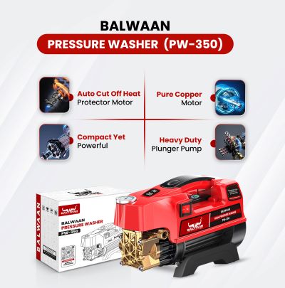 Balwaan Electric Pressure Washer PW-350