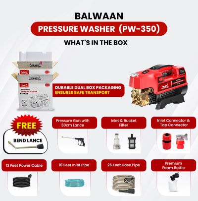 Balwaan Electric Pressure Washer PW-350