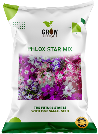 Grow Delight Imported Phlox Star Mix - 200 seeds