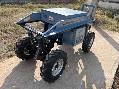 MEVA Electric Vehicle + Mini Tiller Attachment + Sprayer Attachment