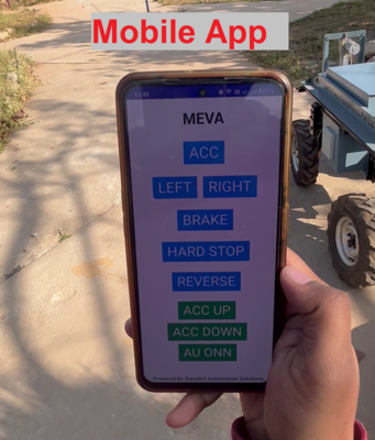 MEVA Electric Vehicle + Mini Tiller Attachment