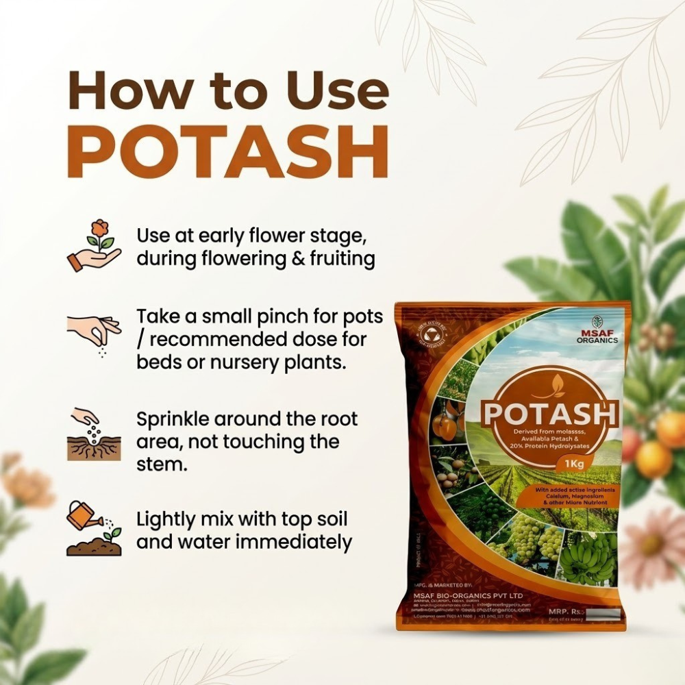 MSAF Potash - Potassium Fertilizer