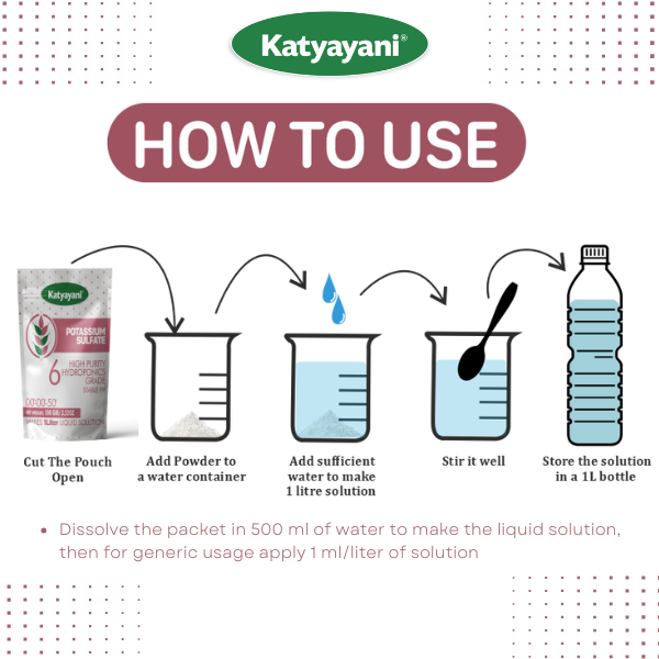 Katyayani Potassium Sulfate for Hydroponics (100gramsx3)