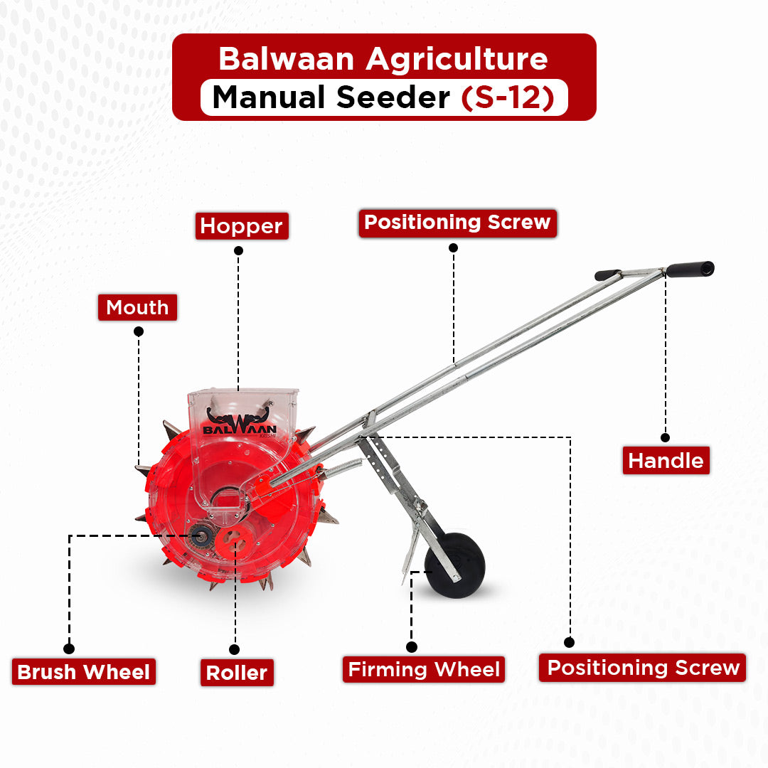 Balwaan S-12 Agricultural 12T Manual Seeder