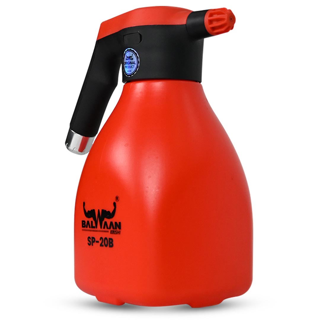 Balwaan Li-ion Battery Sprayer (2 Liters) SP-20B | Automatic Watering Can for Garden | Li-ion Battery Powered Spray Bottle | Useful in Irrigation & Pest Control in Farm