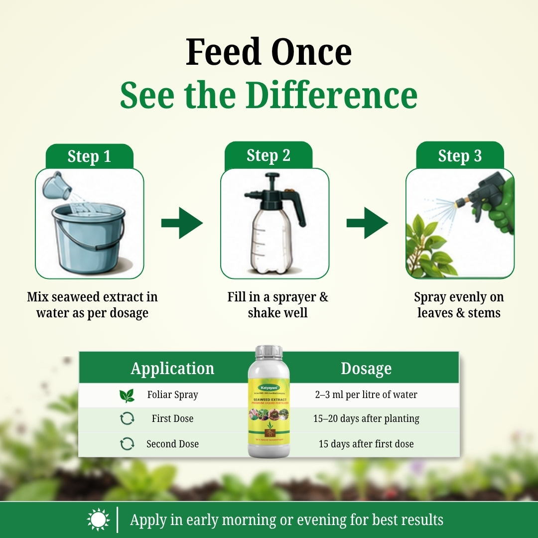 Katyayani Seaweed Extract Liquid Organic Fertilizer