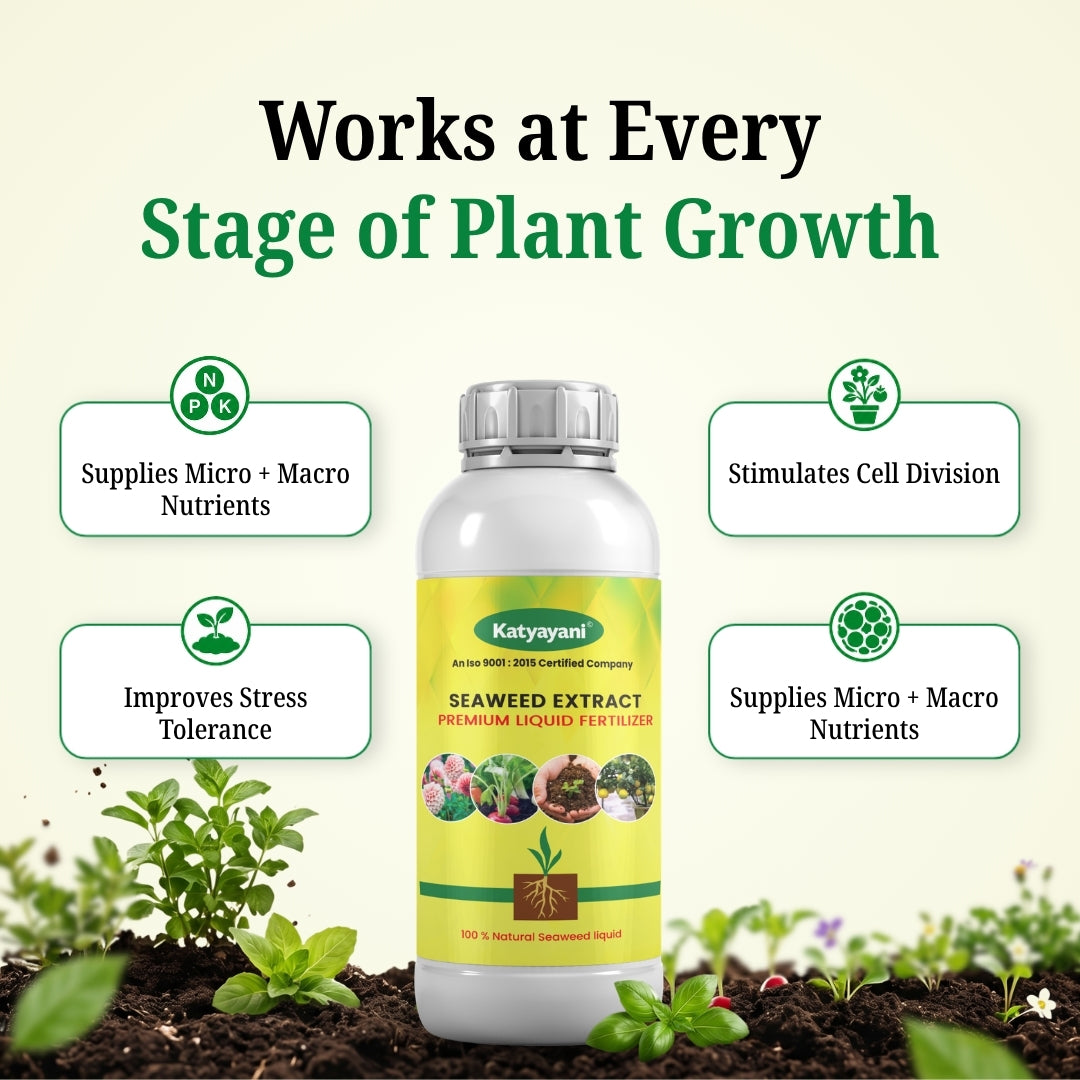 Katyayani Seaweed Extract Liquid Organic Fertilizer