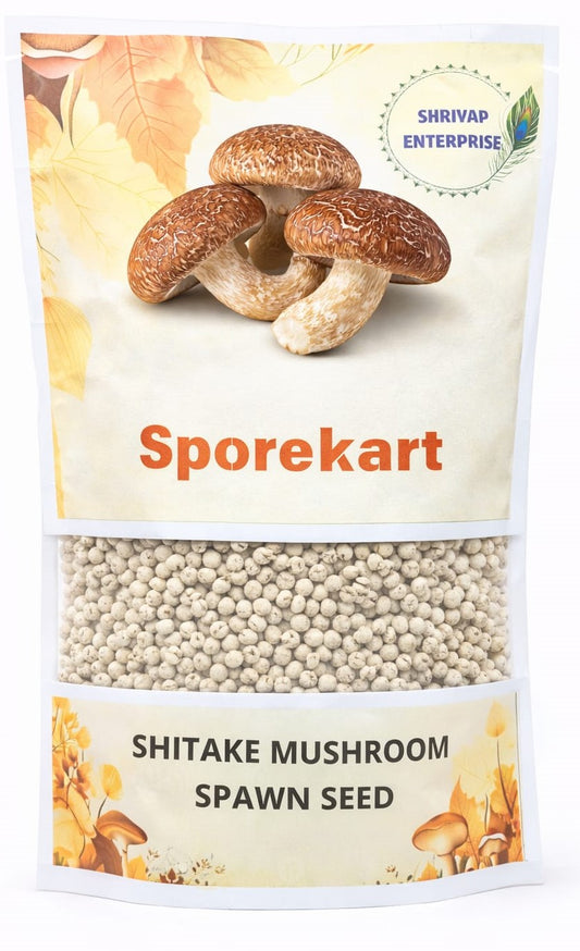 SporeKart Shroomness Shiitake Mushroom Spawn (Seeds)