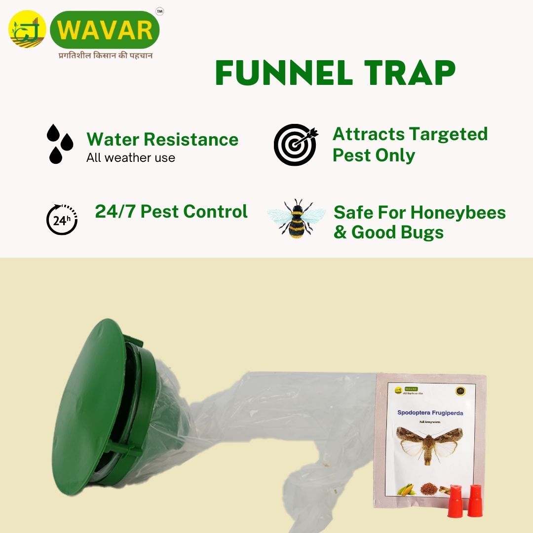 Waver Funnel Trap with Spodoptera Frugiperda Lure