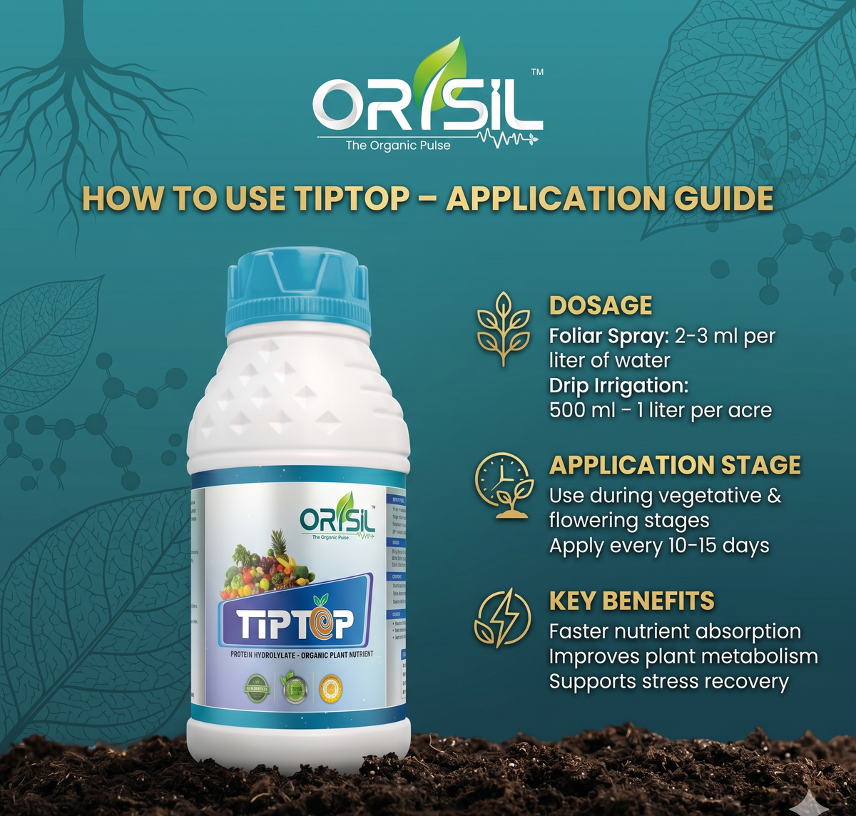 Annadata ORISIL Tip Top - Organic DAP Liquid