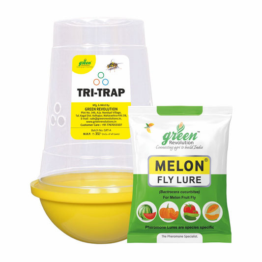 Green Revolution TRI Trap With Melon Fly Lure