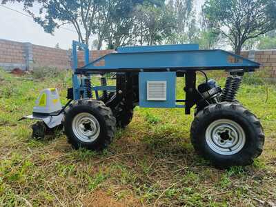 MEVA Electric Vehicle + Mini Tiller Attachment + Sprayer Attachment