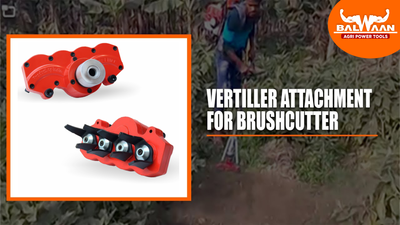 Balwaan Tiller Attachment Vertical Type (9 inch) Universal