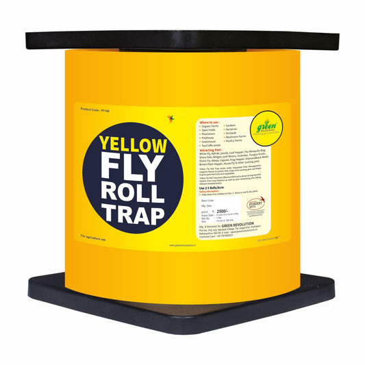 Green Revolution Yellow Sticky Roll/Trap for Control of all Harmful Flying Insects