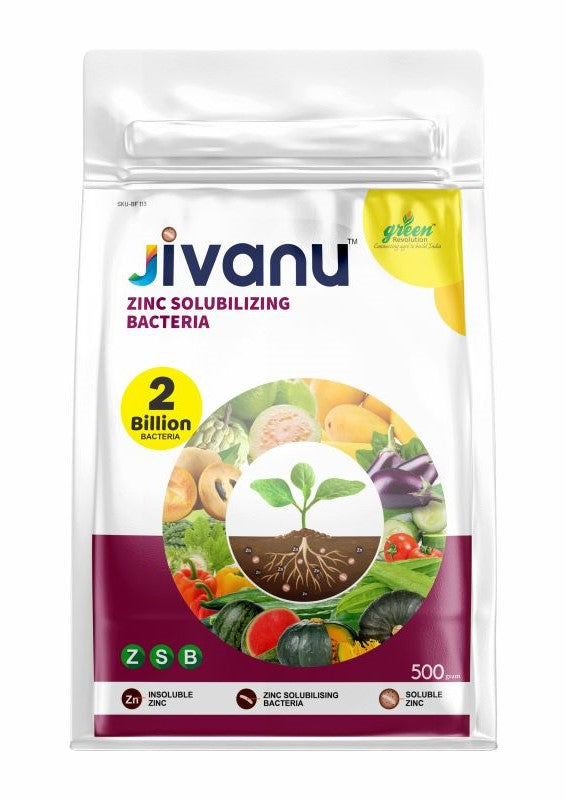 Green Revolution Jivanu Zinc Solubilizing Bacteria (ZSB) - 500 grams