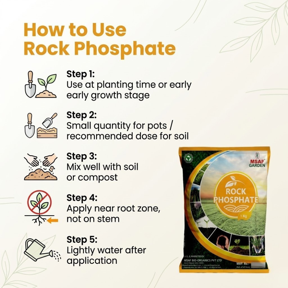 MSAF Rock Phosphate - Fertilizer