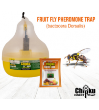 Buy Chipku Maxplus pheromone Trap with Melon Fly (bactocera cucurbitae)  Lure for cucurbits Crops - Pack of 5 Traps & Lures online - Badikheti